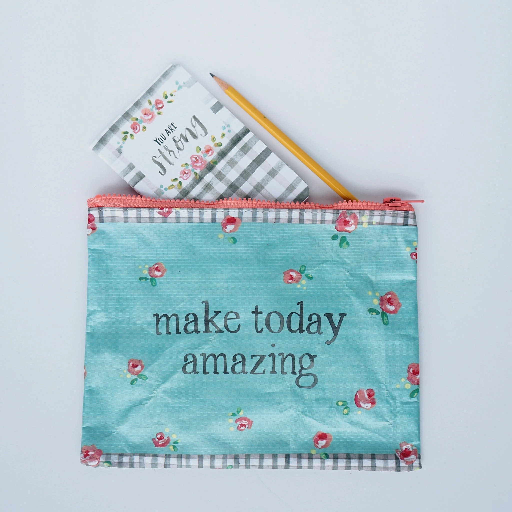 Zipper pouch | make today amazing