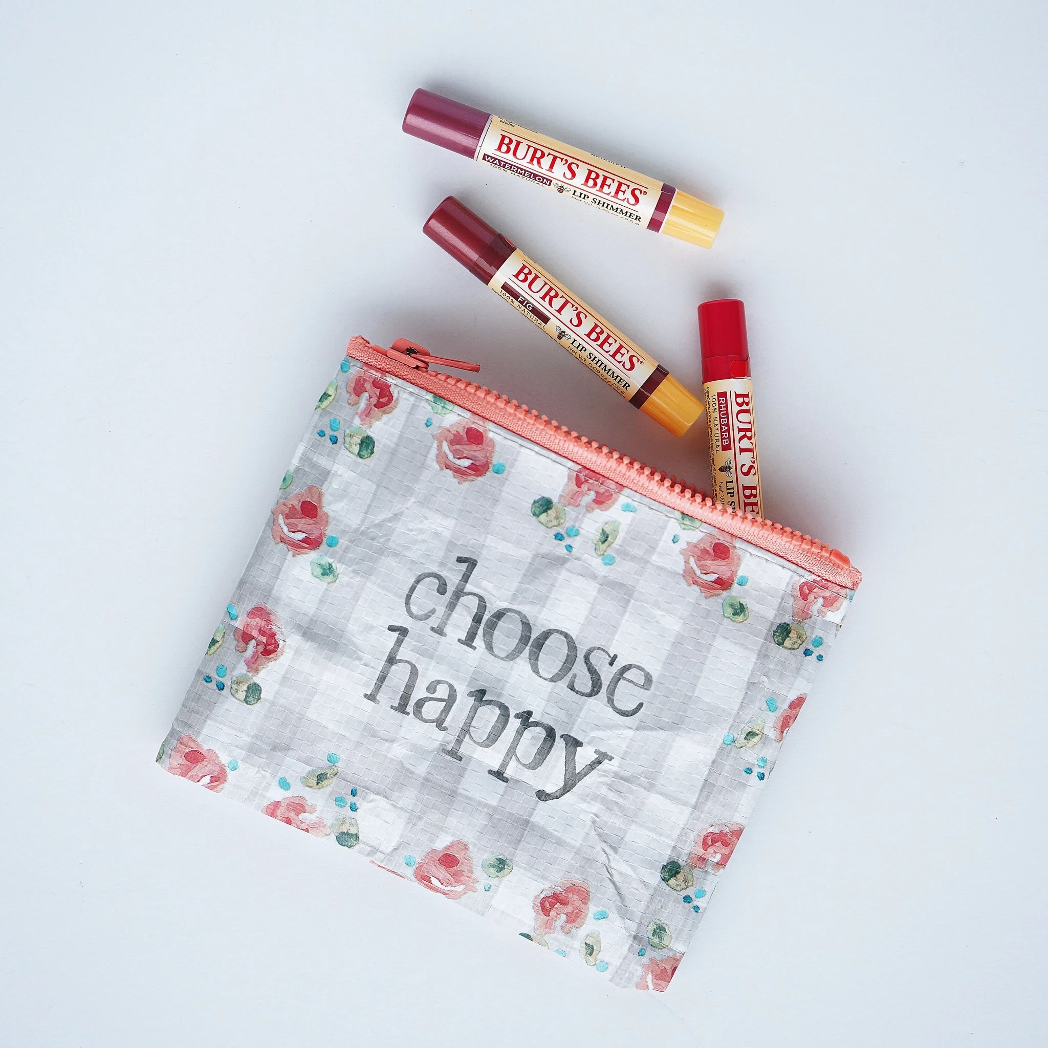 Zipper pouch | choose happy