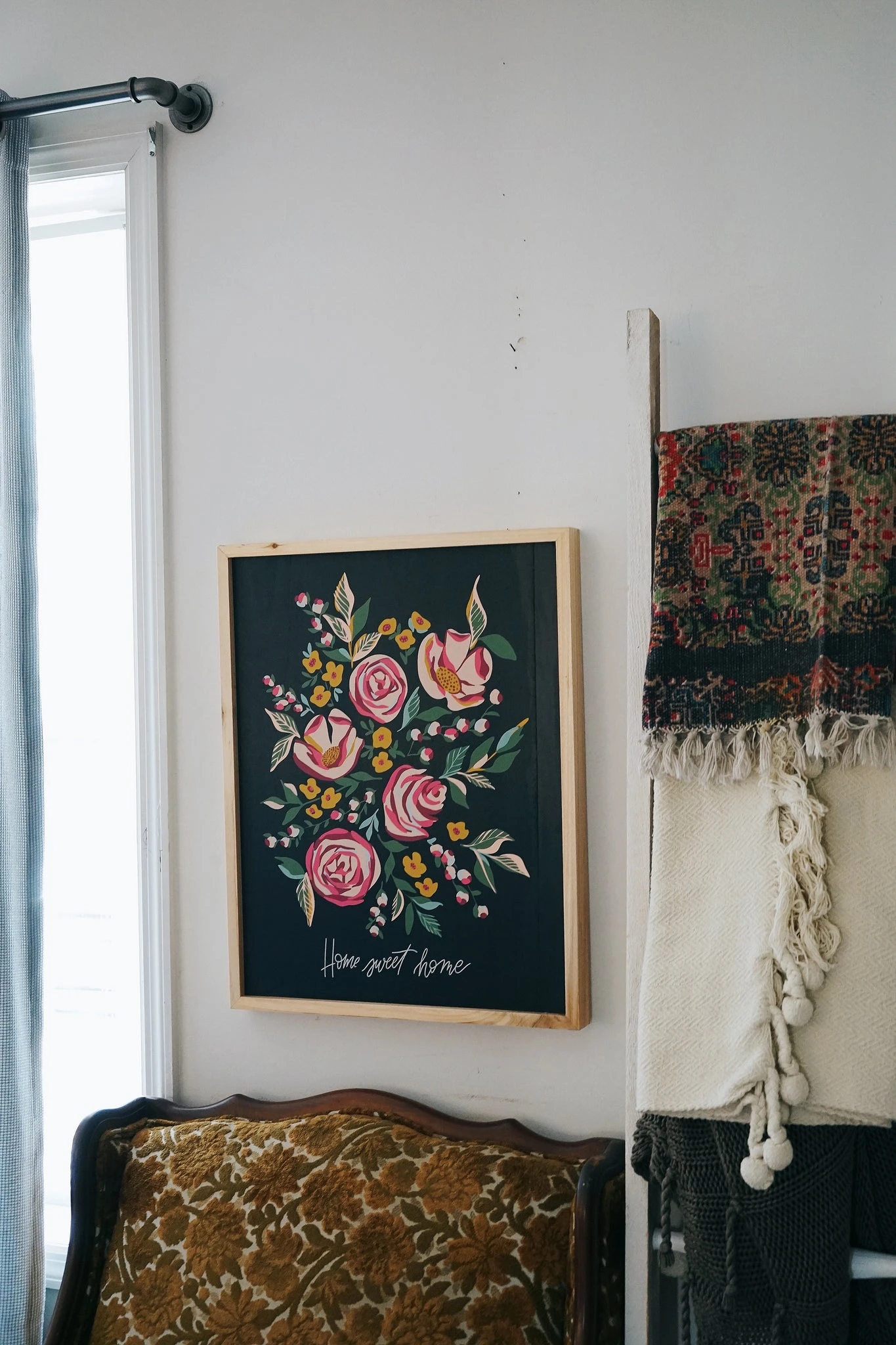 Botanical | Home Sweet Home Box Sign