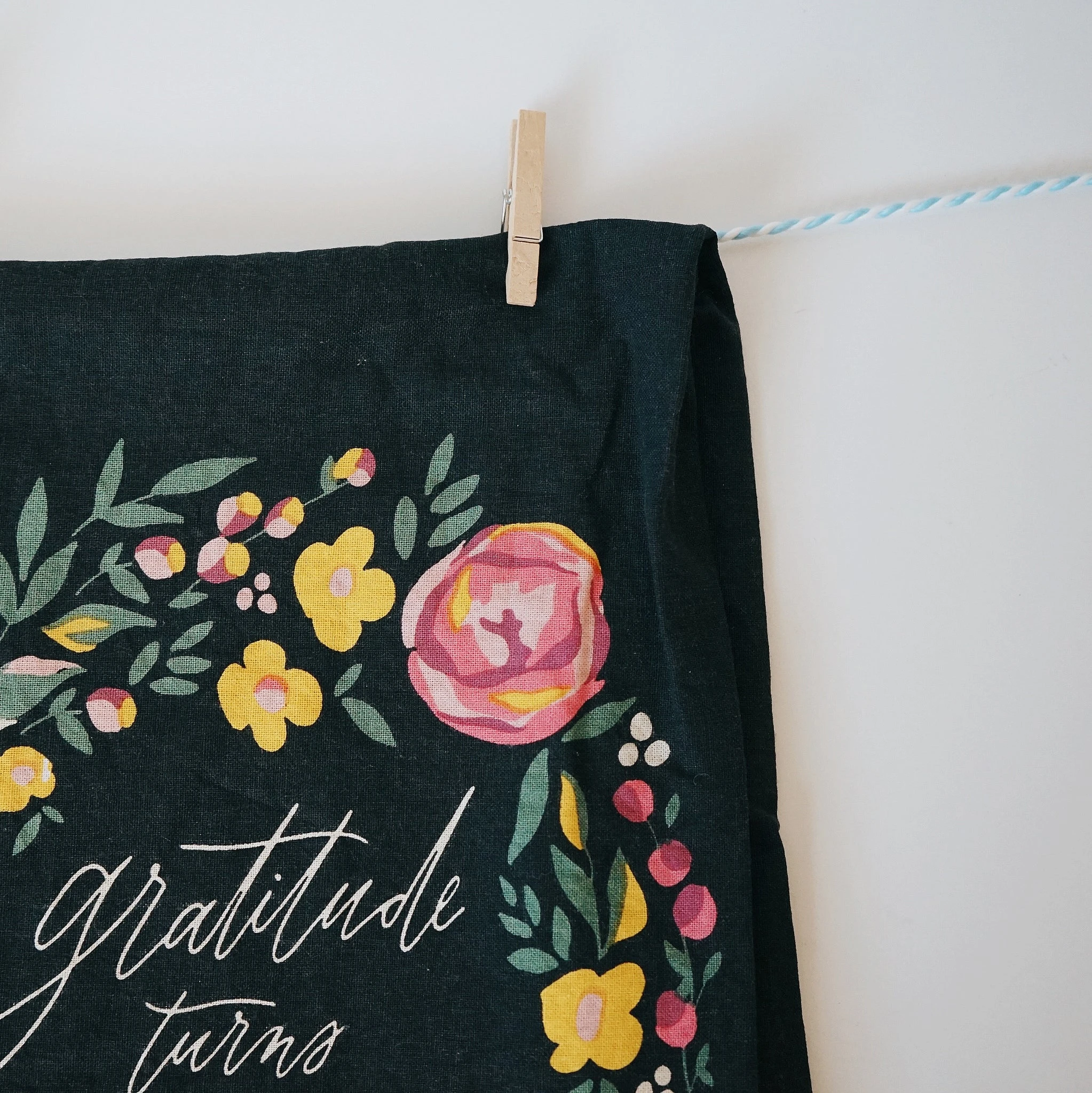 Botanical | Gratitude Tea towel