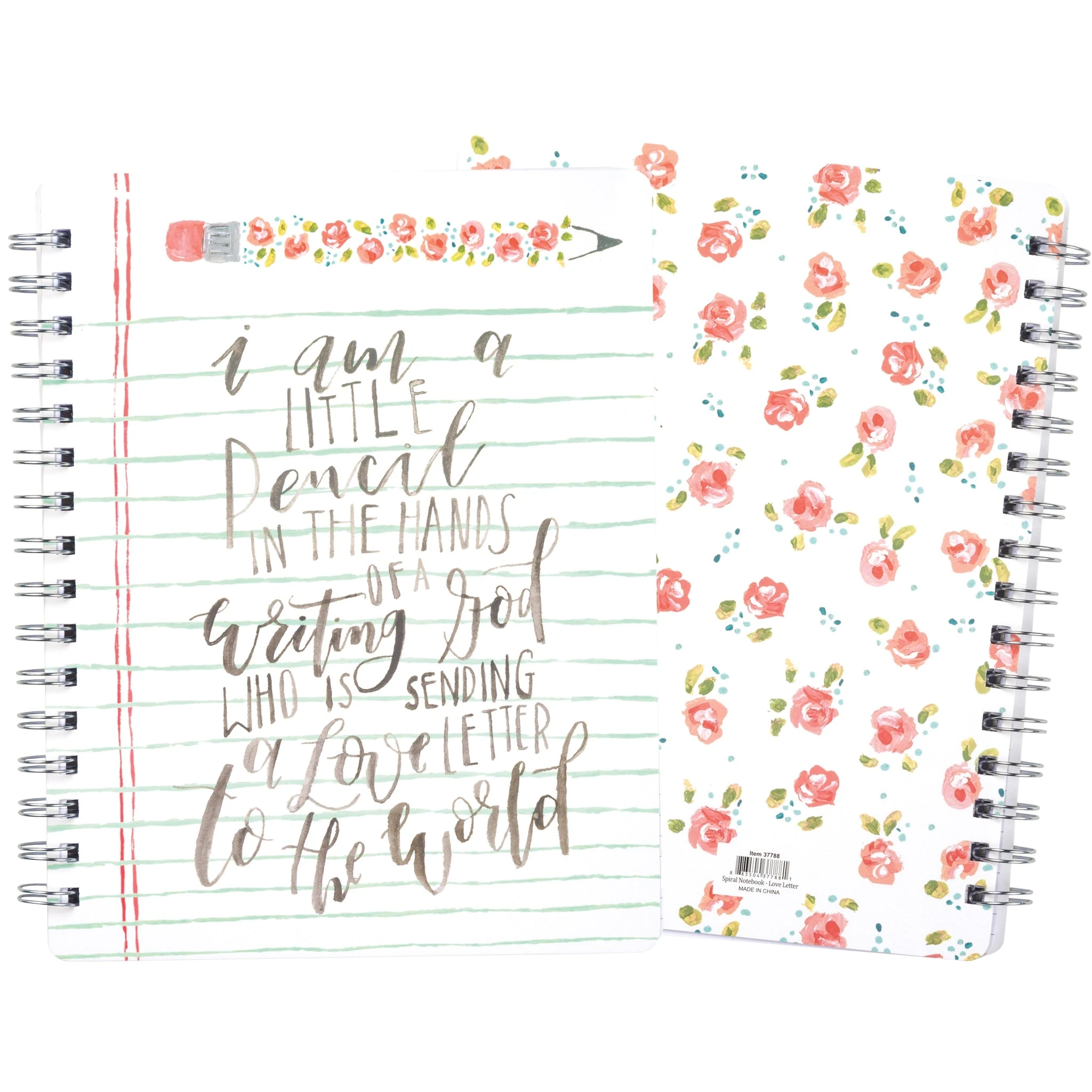 Pretty floral notebook for Christian women