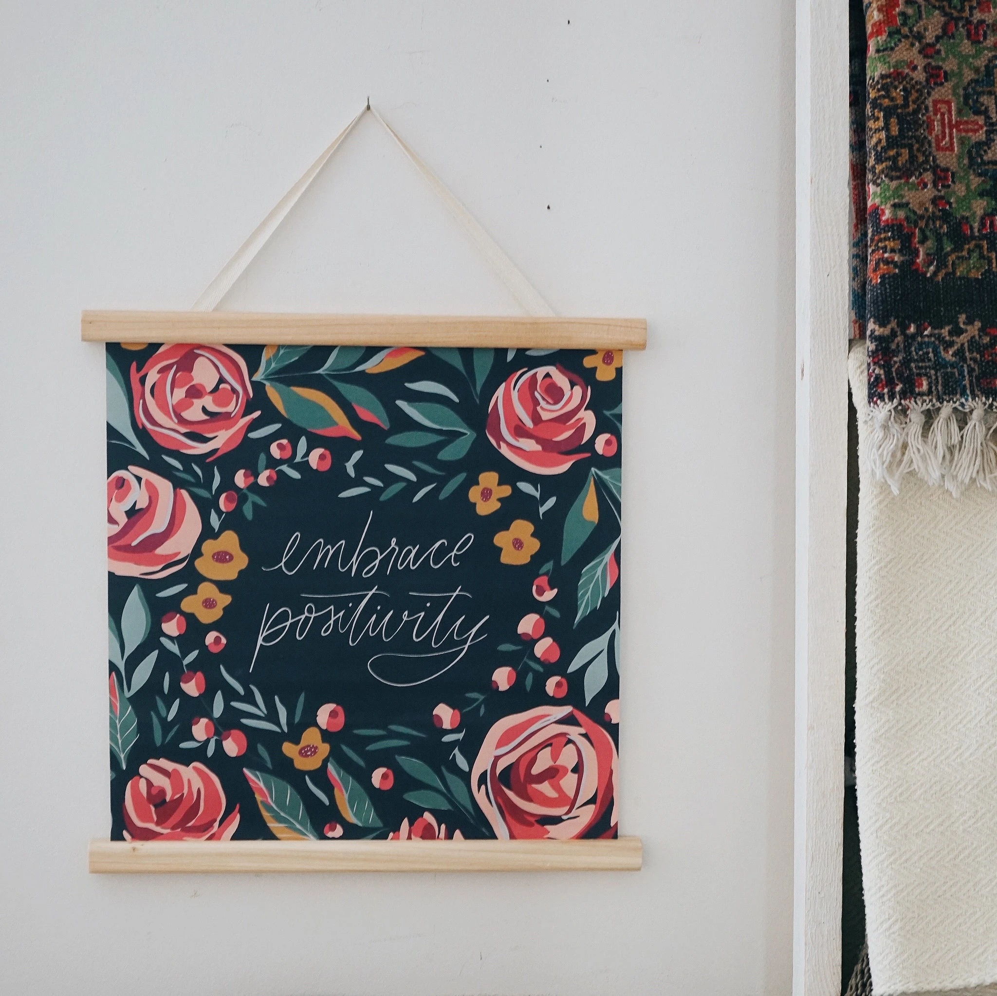 Botanical | Embrace Positivity Wall Hanging