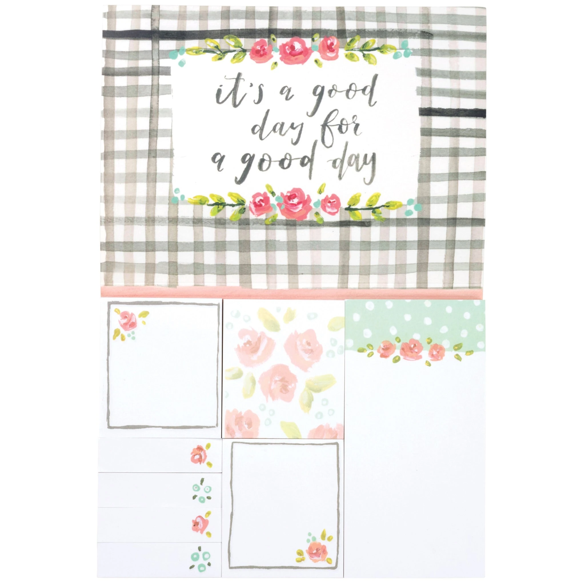 Floral sticky note set 