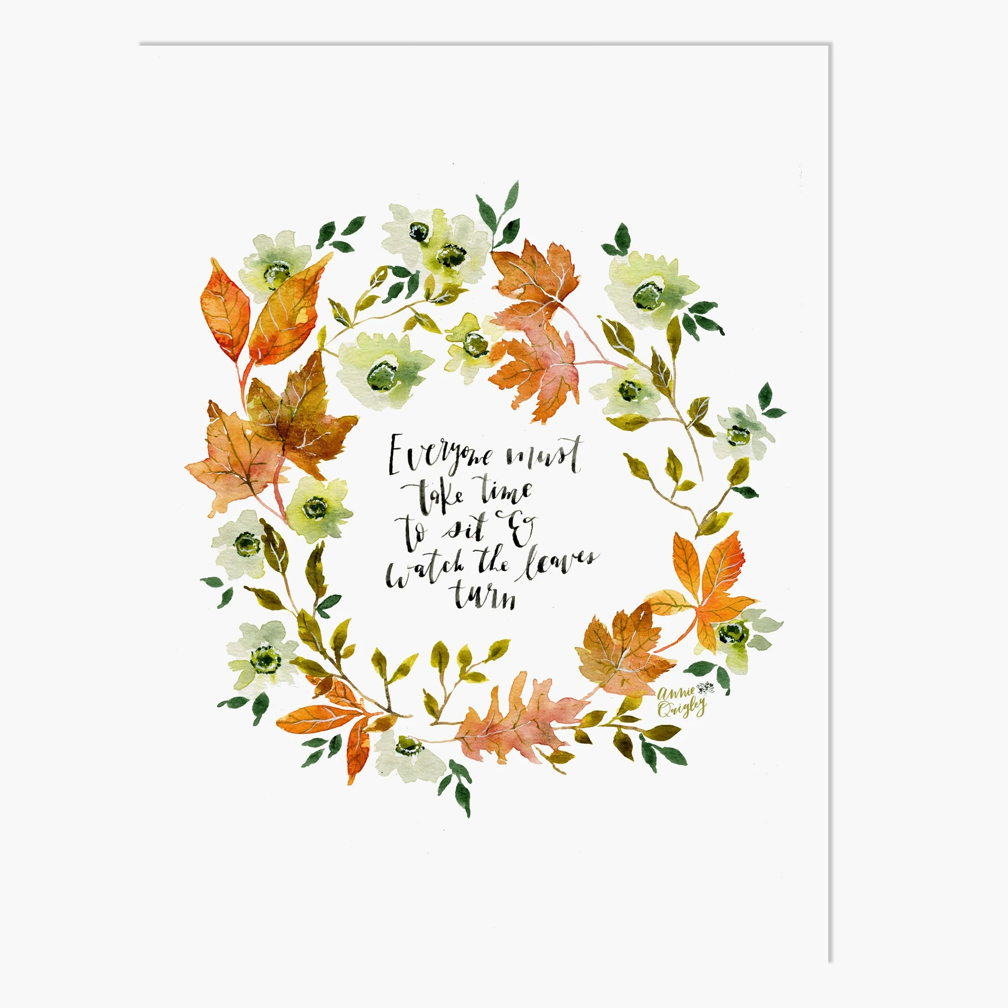 Fall Print | Watch the leaves turn